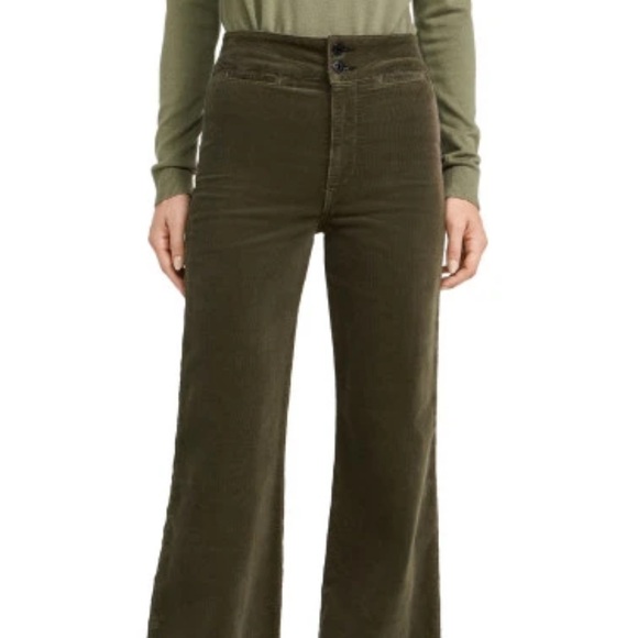 NWT ASKK NY Brighton Corduroy Wide Leg Pants Size 24 - Picture 2 of 8